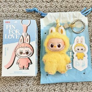 💗 Authentic POP MART THE MONSTERS Pin For Love Yellow Mini Labubu P – US Ship